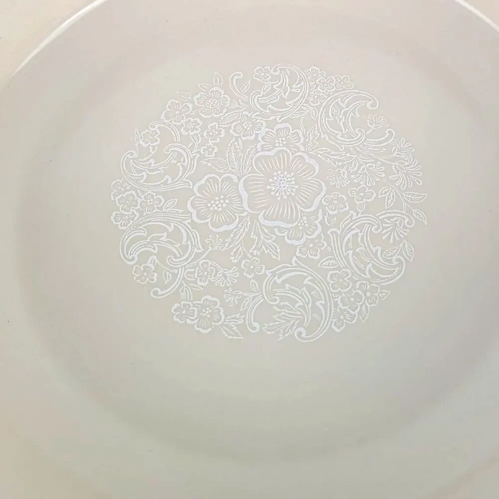 1980s Lenox Porcelain Floral Traditional Serving Bowl